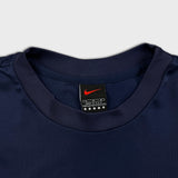 Vintage 90s Nike Sportswear T Shirt Mens Large Blue USA Swoosh Athletic Tee