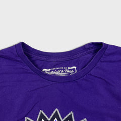 Mitchell & Ness Toronto Raptors T Shirt Mens XL Purple Classic NBA Basketball Tee