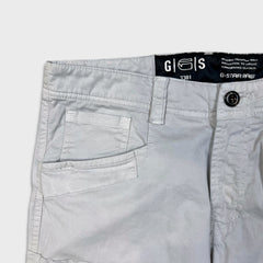 G-Star Raw Pants Mens 34x30 Gray Droner Relaxed Tapered Cargo Utility Trouser