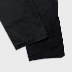 Dickies Pants Mens 32x30 Black Flex Regular Straight Workwear Chino Cargo Trouser