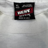 Vintage 90s Jamaica T Shirt Mens XL White Feel All Right Single Stitched Tee