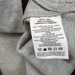 Nike Sportswear Hoodie Mens Medium Gray Tech Fleece Full Zip Hooded Sweater