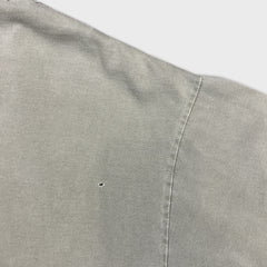 Vintage 90s Blank T Shirt Mens XL Gray Sun Faded Bleached Basic Short Sleeve Tee