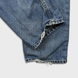 Levi's 505 Jeans Mens 34x30 Blue Regular Fit Straight Leg Medium Wash Denim Pants