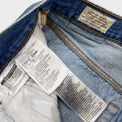 Levi's 501 Jeans Mens 30x30 Blue Original Fit Straight Distressed Medium Wash Denim Pants