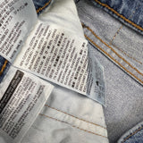 Levi's Skinny Taper Jeans Mens 36x32 Blue Medium Wash Skinny Taper Stretch Denim Pants