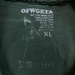 Odd Future High T Shirt Mens XL Green OFWGKTA Domo Genesis Distressed Rap Tee