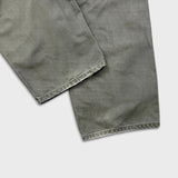 Carhartt Pants Mens 36x30 Green Original Dungaree Fit Workwear Distress Carpenter