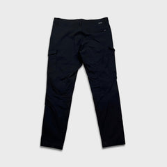 Projek Raw Pants Mens 36x30 Black Slim Tapered Leg Chino Cargo Casual Trousers