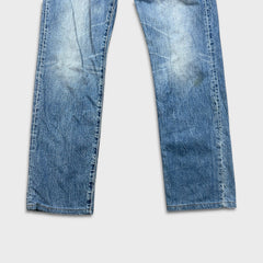Vintage Y2K Levi's 501 Jeans Mens 30x31 Blue Original Straight Light Wash Denim Pants