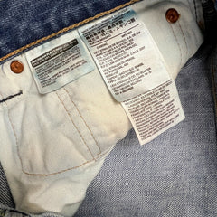 Levi's 541 Jeans Mens 36x30 Blue Athletic Taper Light Wash Distressed Denim Pants