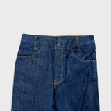 Vintage 80s Levi's 684 Jeans Mens 28x32 Blue Big Bells Bell Bottoms Dark Wash Orange Tab Denim Pants