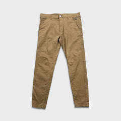Projek Raw Pants Mens 34x29 Brown Slim Taper Leg Lightweight Chino Trousers