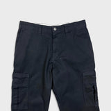 Dickies Pants Mens 32x30 Black Flex Regular Straight Workwear Chino Cargo Trouser