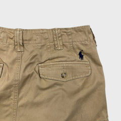 Polo Ralph Lauren Shorts Mens Size 30 Beige Pony Relaxed Fit Chino Cargo