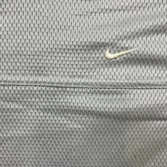 Vintage Nike Sportswear T Shirt Men Medium Gray Swoosh Athletic Y2K Short Sleeve Tee