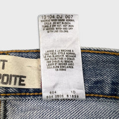 Vintage Y2K Levi's 516 Jeans Mens 36x32 Blue Slim Straight Leg Light Wash Faded Denim Pants