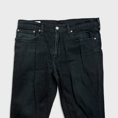 Levi's 511 Jeans Mens 34x34 Black Slim Fit Mid Rise Dark Wash Stretch Denim Pants