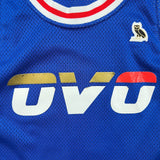 October's Very Own Basketball Jersey Mens Small Blue OVO Runner Logo #6