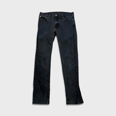 Levi's 511 Jeans Mens 30x30 Black Slim Fit Mid Rise Dark Wash Stretch Denim Pants