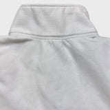 Vintage Y2K Nike Sportswear Sweatshirt Mens 2XL White Swoosh Full Zip Sweater