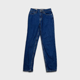 Levi's Mom Jean Womens 25x28 Blue Medium Wash High Rise Taper Leg Denim Pants