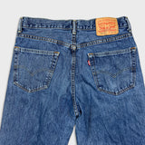 Levi's 550 Jeans Mens 33x32 Blue Relaxed Fit Straight Leg Medium Wash Baggy Denim Pants