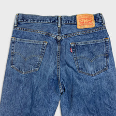 Levi's 550 Jeans Mens 33x32 Blue Relaxed Fit Straight Leg Medium Wash Baggy Denim Pants