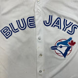 Vintage 2011 Majestic Roberto Alomar Toronto Blue Jays Hall of Fame Jersey Mens Large White MLB Baseball