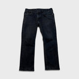 True Religion Ricky Jeans Mens 34x29 Black Relaxed Straight Leg Dark Wash Denim Pants