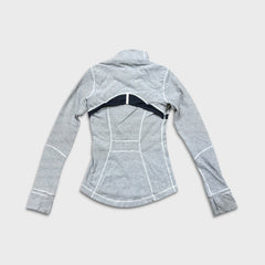 Lululemon Define Jacket Womens Size 2 Gray Full Zip Sports Track Suit Top