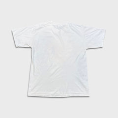 Vintage Y2K Manchester United FC T Shirt Mens Large White Enough Said Soccer Tee
