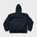 Dickies Heavy Jacket Mens Medium Black Canvas Outdoor Workwear Full Zip Coat