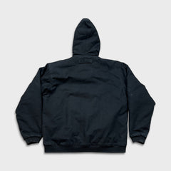 Dickies Heavy Jacket Mens Medium Black Canvas Outdoor Workwear Full Zip Coat