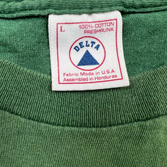 Vintage 90s Riverdale The Show T Shirt Mens Large Green Faded Single Stitch Tee