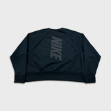 Nike Sportswear Phoenix Fleece Womens XL Black Dri Fit Oversized Crop Sweatshirt