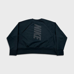 Nike Sportswear Phoenix Fleece Womens XL Black Dri Fit Oversized Crop Sweatshirt