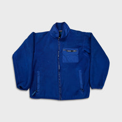 Vintage 90s Patagonia Synchilla Fleece Mens Medium Blue USA Full Zip Jacket