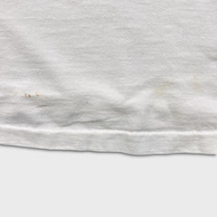 Vintage 1992 Roots Canada T Shirt Mens XL White USA Single Stitched Graphic Tee