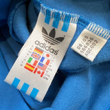Vintage Y2K Adidas Originals Sweatshirt Mens Medium Blue 3 Stripes Full Zip Tracksuit Top