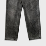 Levi's 568 Jeans Mens 33x32 Black Loose Straight Faded Dark Wash Denim Pants