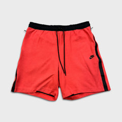 Nike Sportswear Shorts Mens 2XL Red Swoosh Tech Fleece Pocketed Athletic