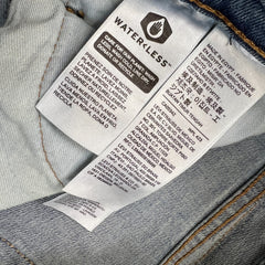 Levi's 511 Jean Mens 32x32 Blue Slim Fit Mid Rise Light Wash Stretch Denim Pants