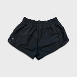 Lululemon Hotty Hot High Rise Short 2.5" Womens Size 8 Black Athletic Run Yoga