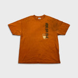 Vintage Y2K Great Wolf Lodge T Shirt Mens XL Orange Faded Animal Graphic Tee