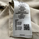 Fear of God Essentials T Shirt Mens XL Gray Rubberized Logo Short Sleeve Tee
