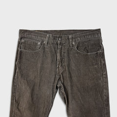 Levi's 511 Pants Mens 34x30 Brown Slim Fit Stretch Corduroy Casual Trousers