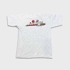 Vintage 1997 Bud Bowl X T Shirt Mens Large Grey USA Anheuser Busch Tee