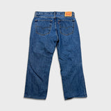 Levi's 516 Jeans Mens 36x25 Blue Regular Straight Leg Medium Wash Denim Pants