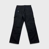 Dickies Pants Mens 34x30 Black Double Knee Carpenter Workwear Canvas Trousers